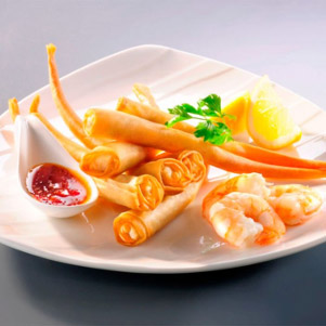 coated prawns