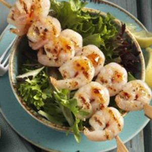 cooked prawns