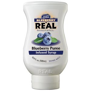 Blueberry Puree Infused Syrup