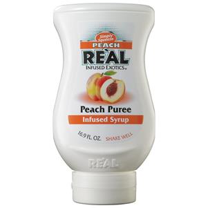 Peach Puree Infused Syrup