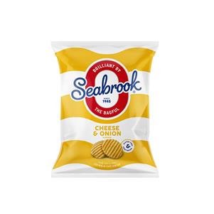 Crinkle Cut Cheese & Onion Crisps