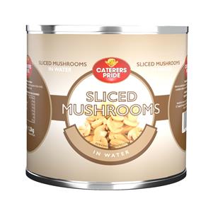 Sliced Mushrooms in Water