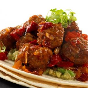 Meatball & Pepper Salsa Filling