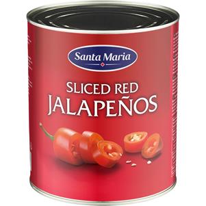 Sliced Red Jalapenos