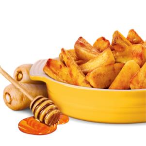 Honey Glazed Roast Parsnips