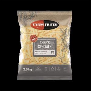 Chefs Crspy Coated Skin-on Fries 10mm