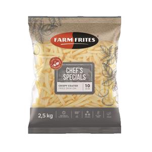 Chefs Crspy Coated Skin-on Fries 10mm