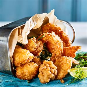 Breaded & Battered Seafood Basket