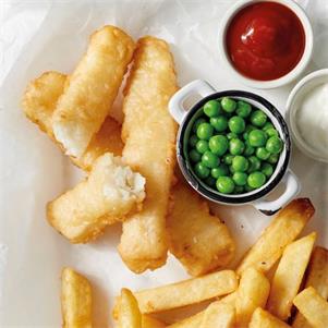 Crispy Battered Cod Goujons