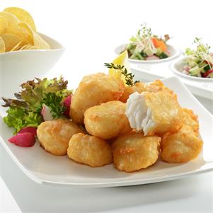 Battered Crispy Cod Bites