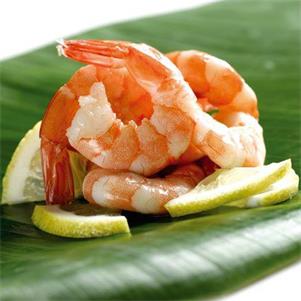 Cooked Peeled Tail on King Prawns