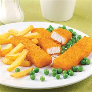 Breaded Omega 3  Pollock Fish Fingers