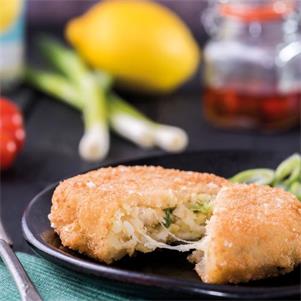 Breaded Smoked Haddock &Mozzarella Fishcakes