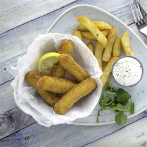Breaded Pollock Fillet Fish Fingers (30g)
