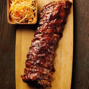Half Rack of Ribs in BBQ Sauce