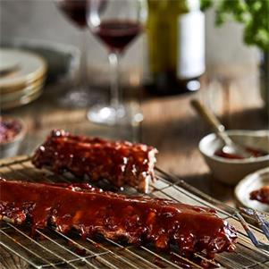 Full Rack Of Ribs In Bbq Sauce (455g)