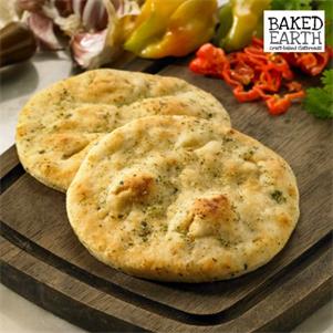 Round Garlic & Coriander Naan Bread