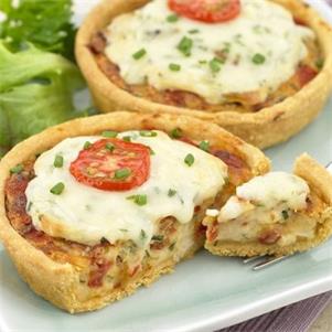 Tomato, Goat Cheese & Basil Tart (unbaked)