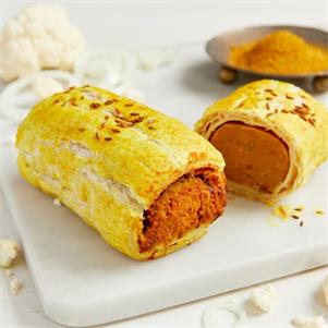 Spiced Cauliflower & Bhaji Rolls (unbaked)