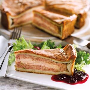 Pork & Apple with Layered Turkey Pie (14pp)