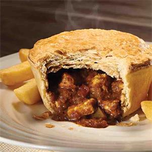 Chicken Balti Pie (Baked/Wrapped)