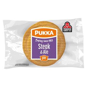 Wrapped Steak & Ale Pies (baked)