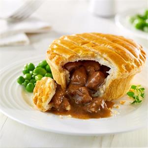 Premium Steak & Kidney Pie (Baked/Wrapped)