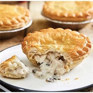 Premium Chicken & Mushroom Pie (Baked/Wrapped)