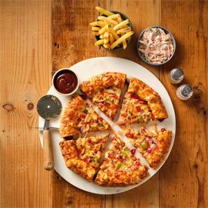 12" Stuffed Bbq Sauce Chick & Bacon Pizza