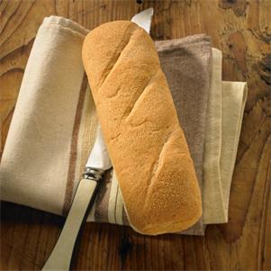 8" White Semolina Sub Roll (Hinge-Sliced)