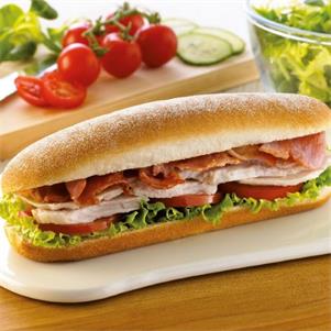 7.5" Soft Deli Rolls  (Hinge-Sliced)