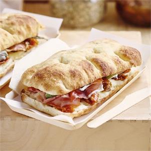 Schiacciata Romana Wht Pre-sliced