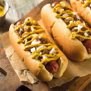 6.5" Top Sliced Hot Dog Rolls