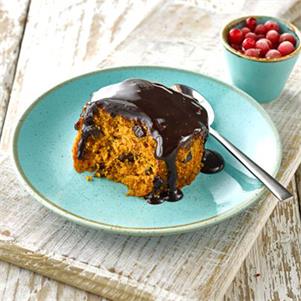 Vegan Chocolate Chip Orange Pudding