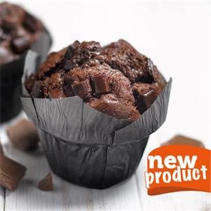 Baked Double Chocolate Muffin