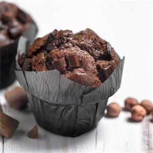 Baked Double Chocolate Muffin