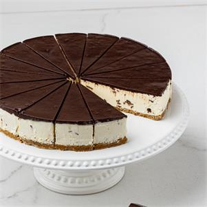 Pre-cut Mint Chocolate Cheesecake