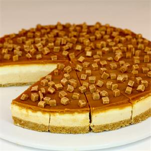 Pre-cut Salted Caramel Cheesecake