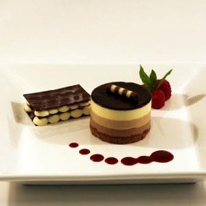 Individual Trio of Chocolate