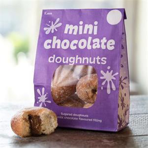 Mini Chocolate Doughnuts with Bag