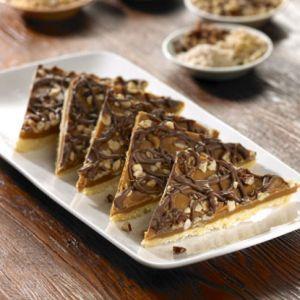 Salted Caramel & Nut Slice