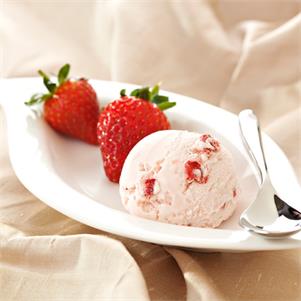 Strawberry & Cream Ice Cream