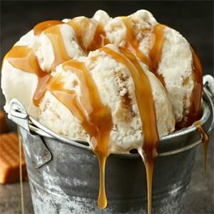 Salted Caramel Ripple Ice Cream