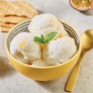 Vegan Coconut & Passionfruit Ice Cream