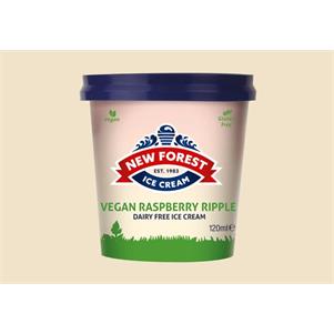 Vegan Raspberry Ripple Ice Cream