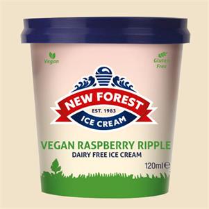 Vegan Raspberry Ripple Ice Cream