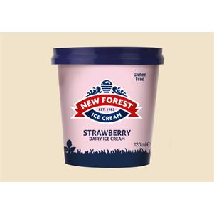 Dairy Strawberry Tub with Spoon