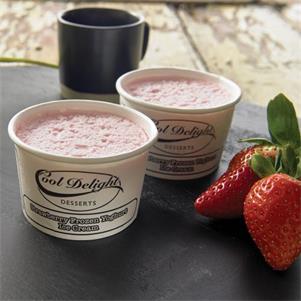 Strawberry Frozen Yoghurt Eco Tubs