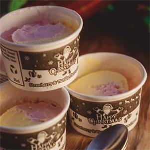 Straw & Van Ice Cream Christmas Tubs