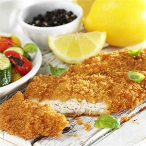 Raw Breaded Chicken Schnitzel (125g)